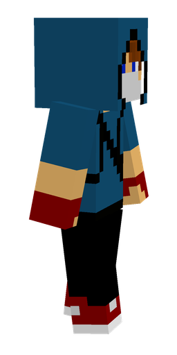 Black skin: body, right side render