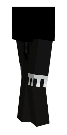 Black skin: body, left side render