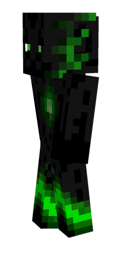 Black skin: body, left side render