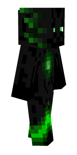 Black skin: body, right side render