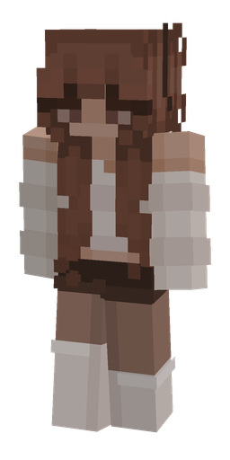 Brown skin: body, front render