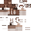 Brown skin: raw texture render