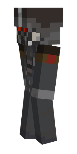 Black skin: body, left side render