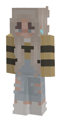 Gray skin: body, front render
