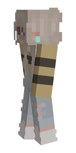 Gray skin: body, left side render