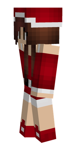 Brown skin: body, left side render