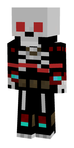 Black skin: body, front render