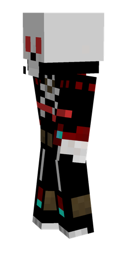 Black skin: body, left side render