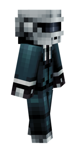 Black skin: body, right side render