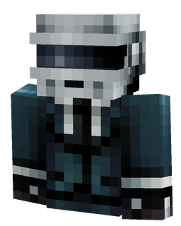 Black skin: bust render