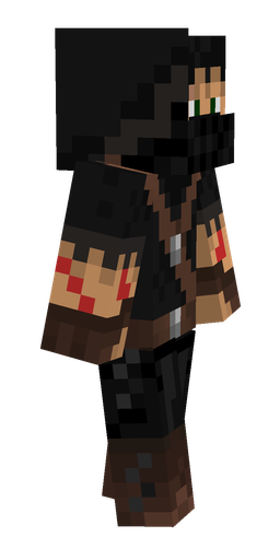 Black skin: body, right side render