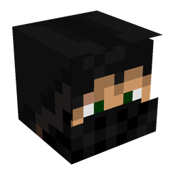 Black skin: head render