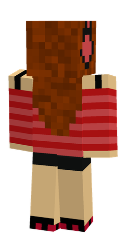 Brown skin: body, back render