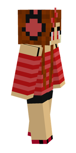 Brown skin: body, right side render