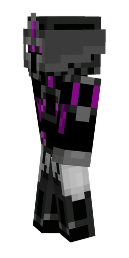 Black skin: body, left side render