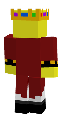 Black skin: body, back render