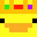 Black skin: face render