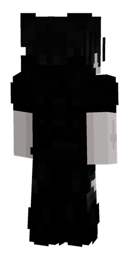 Black skin: body, back render