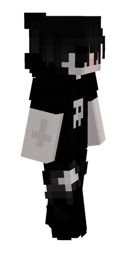 Black skin: body, right side render