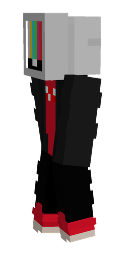 Black skin: body, left side render