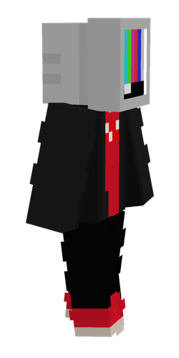 Black skin: body, right side render