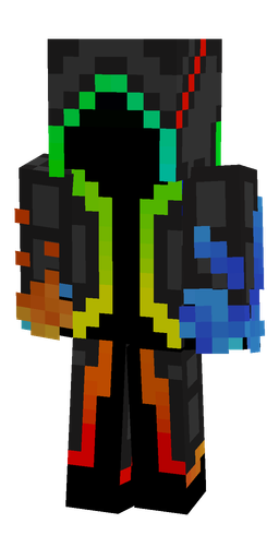 Black skin: body, front render