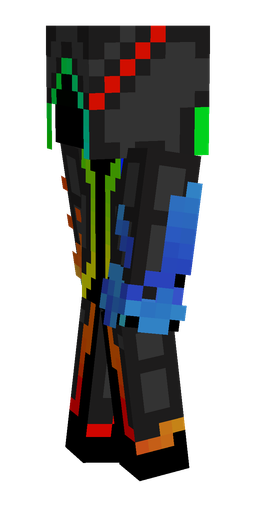 Black skin: body, left side render