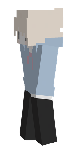 Black skin: body, left side render