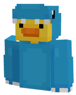 Blue skin: bust render