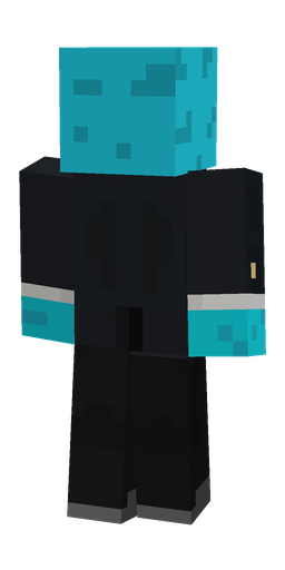 Black skin: body, back render