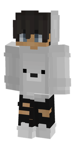 Black skin: body, front render