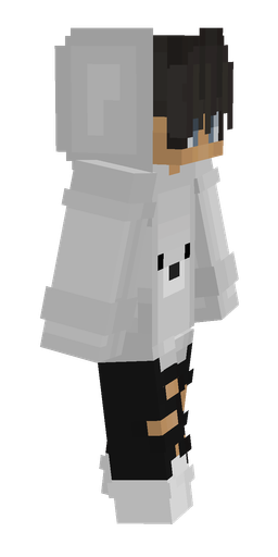 Black skin: body, right side render
