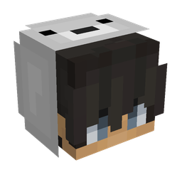 Black skin: head render