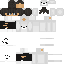 Black skin: raw texture render