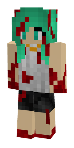 Green skin: body, front render