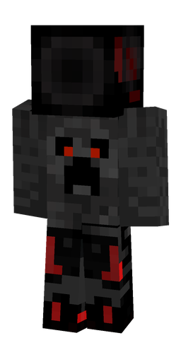 Black skin: body, back render