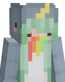 Blue skin: bust render