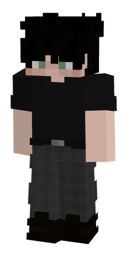 Black skin: body, front render