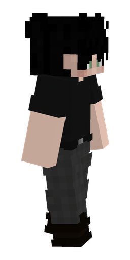 Black skin: body, right side render