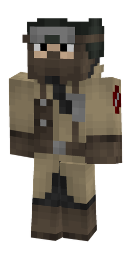 Black skin: body, front render