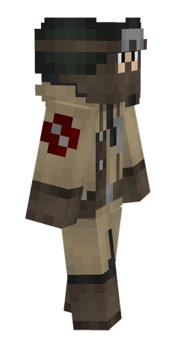 Black skin: body, right side render