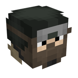 Black skin: head render