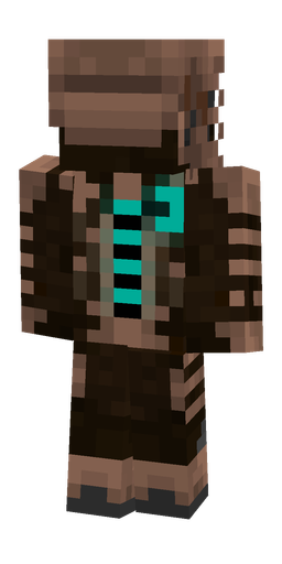 Black skin: body, back render
