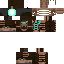 Black skin: raw texture render