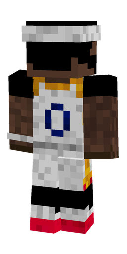 Black skin: body, back render