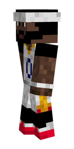 Black skin: body, left side render