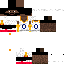 Black skin: raw texture render