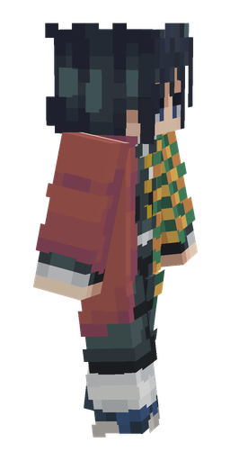 Black skin: body, right side render