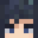 Black skin: face render