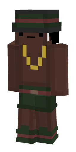 Green skin: body, front render